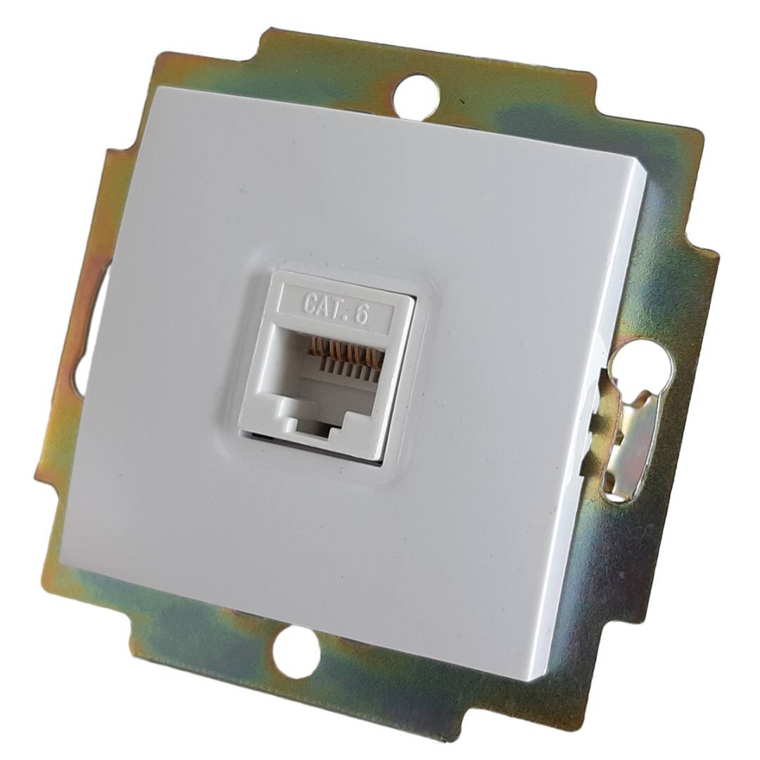 کلید تک پل توکار سرامیک پارت برق ایرانیان بسته 10عدد